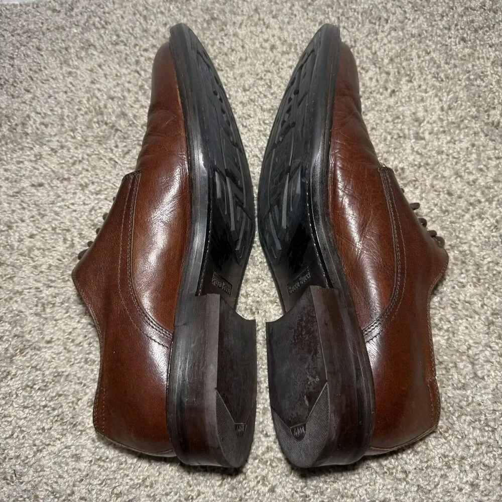 Bacco Bucci Men’s Brown Leather Dress Shoes Size 10.5